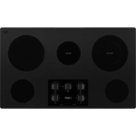 Whirlpool 36-Inch Electric Ceramic Glass Cooktop WCE55US6HB
