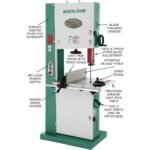 Grizzly G0531B – 21″ 5 HP Industrial Bandsaw w/ Brake - Image 6
