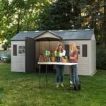 Lifetime Legacy 15×8 Plastic Storage Shed Kit w/ Floor - Image 7