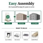 Little Cottage Co. Pre-Cut 12×12 Value Gable Shed Kit - Image 3