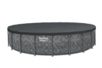 Bestway APX 365 22’x52″ Round Above Ground Swimming Pool Set with Pump and Ladder - Image 4