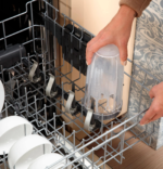 GE 24 in. Top Control Flush-Mount Dishwasher with 45 dBa Sound Level, 3rd-Rack & Dry Boost – Fingerprint Resistant Stainless - Image 8