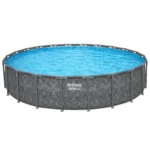 Bestway APX 365 22’x52″ Round Above Ground Swimming Pool Set with Pump and Ladder - Image 5